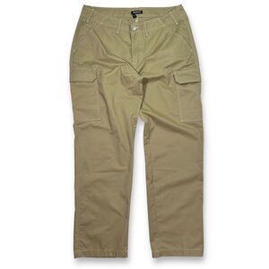 NWT True Religion Khaki Cargo Pants Utility Straight Leg Mens‎ 34